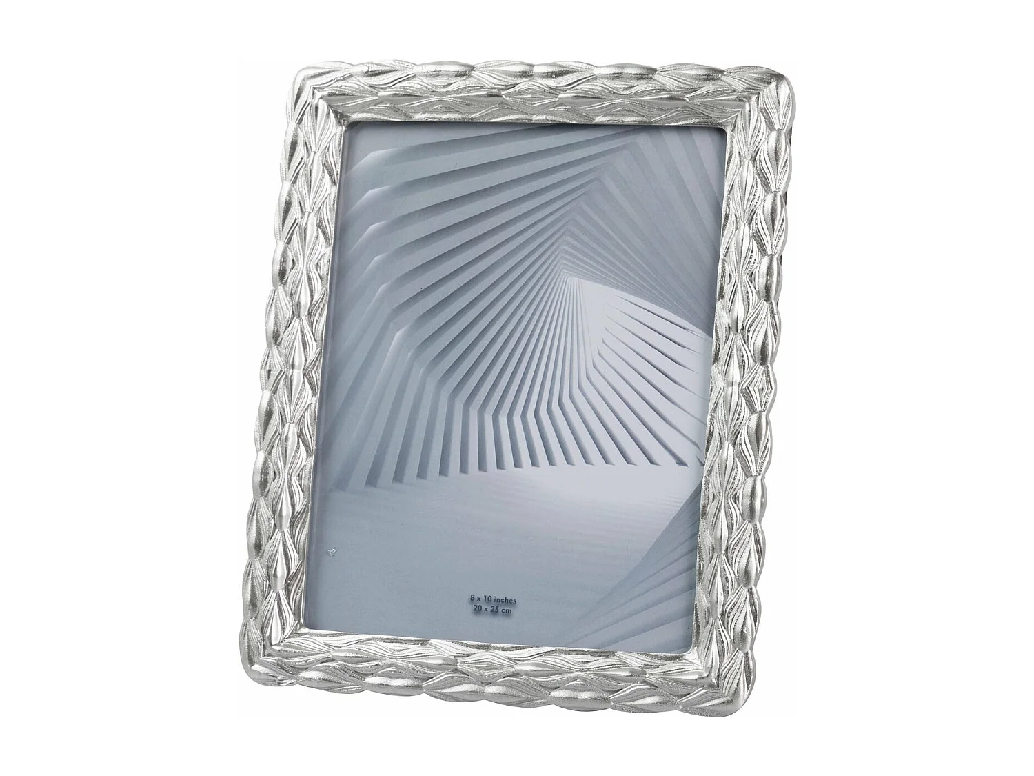 Portafotos Resina Plateado 20x25 Cm