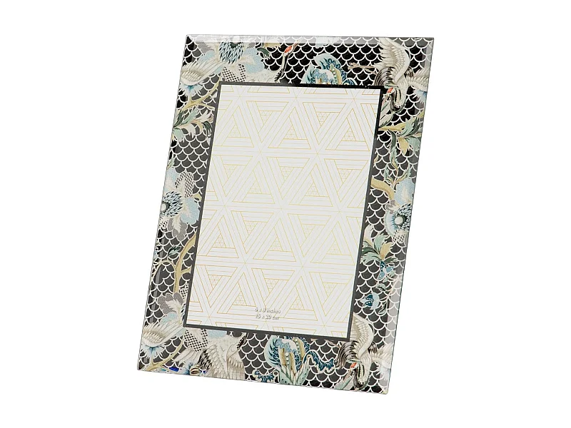 Portafotos Espejo Impresion Flores 15x20 Cm