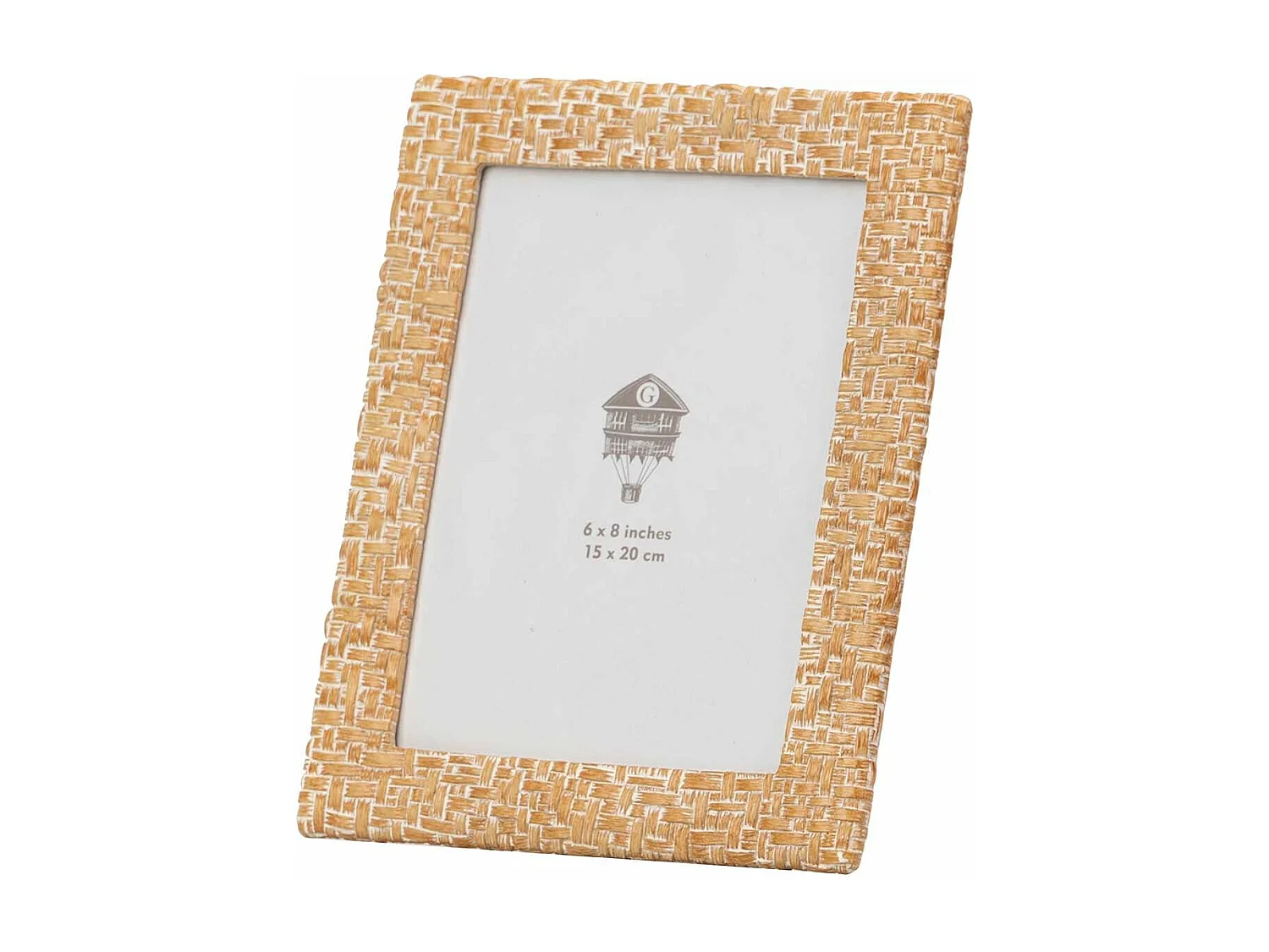 Portafotos Resina Natural Blanco 15x20 Cm