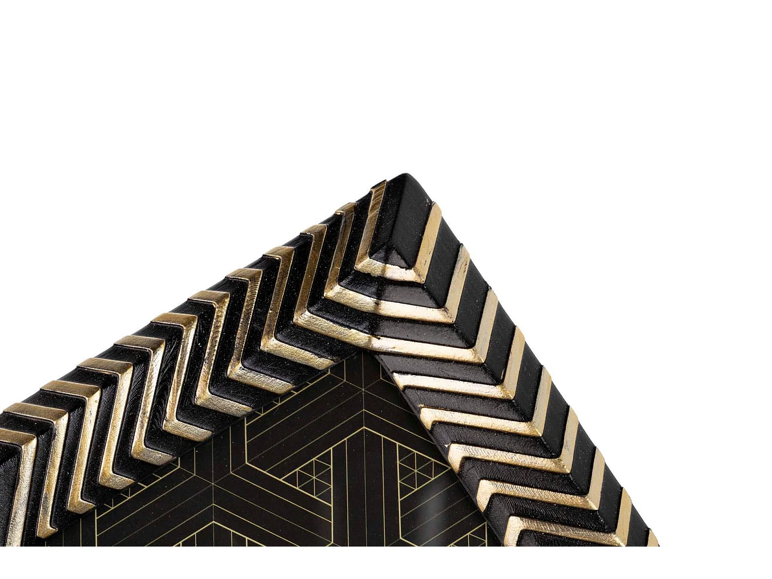 Portafotos Resina Negro Dorado 10x15 Cm