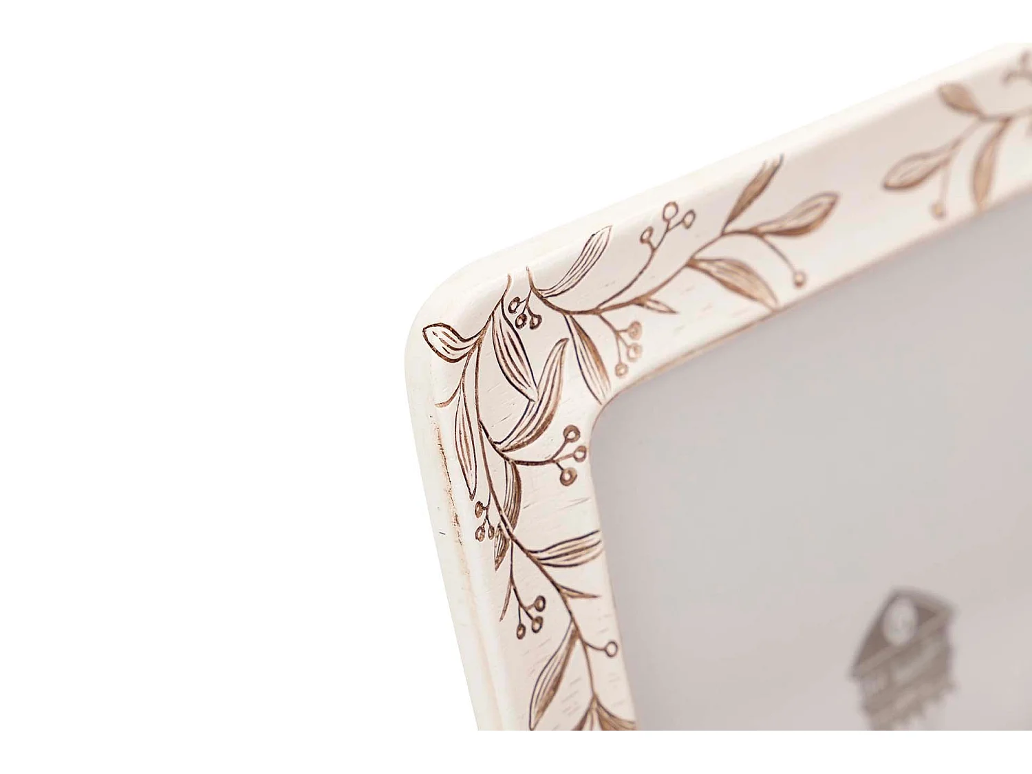 Portafotos Resina Blanco Antique 15x20 Cm