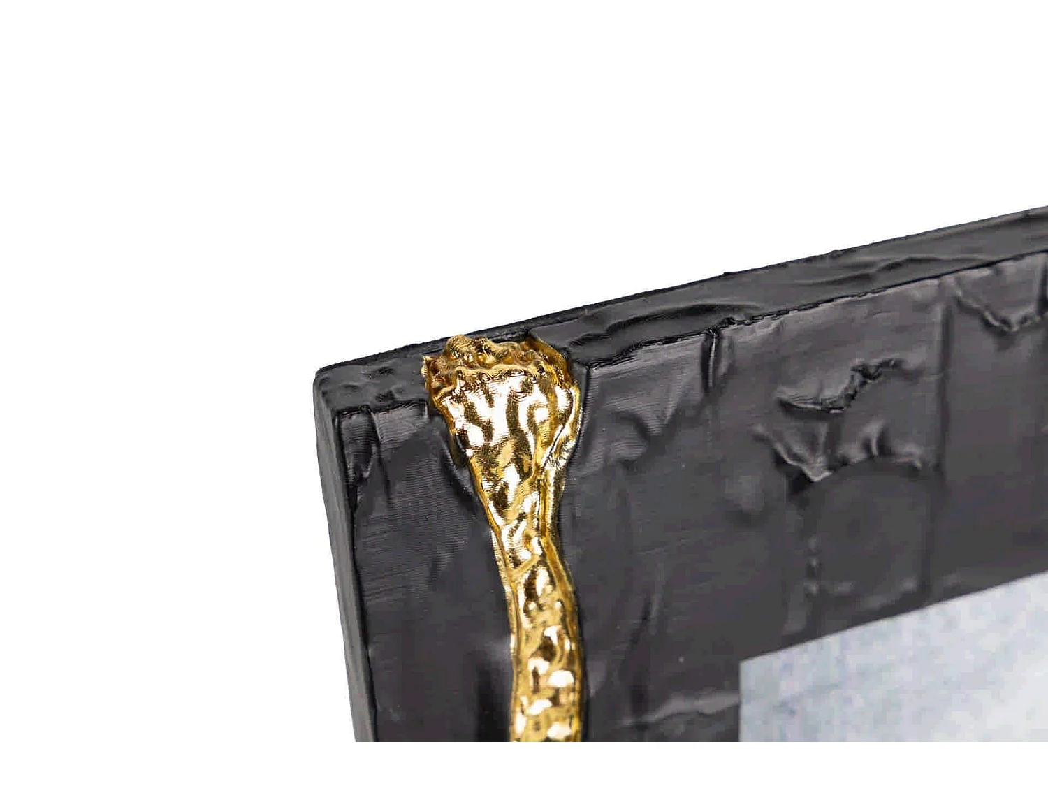 Portafotos Resina Negro Dorado 15x20 Cm