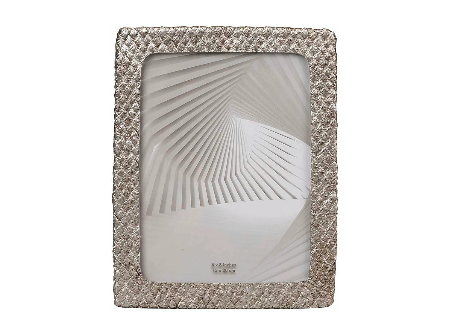 Portafotos Resina Plateado 15x20 Cm