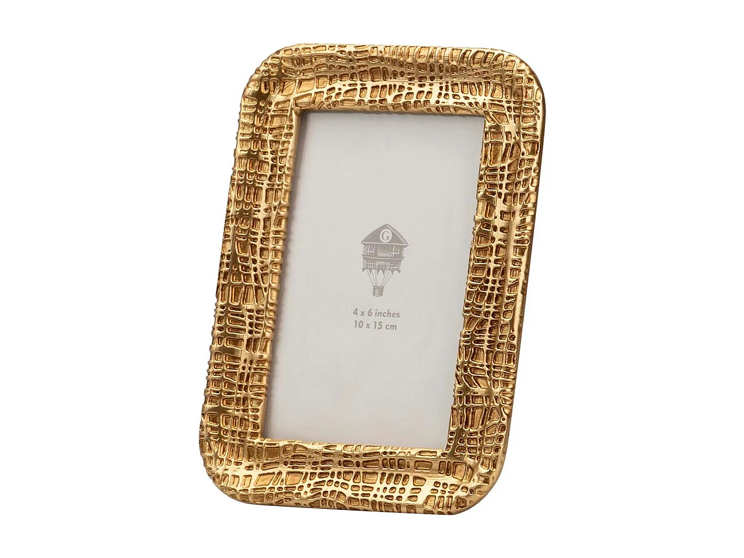 Portafotos Resina Dorado 10x15 Cm