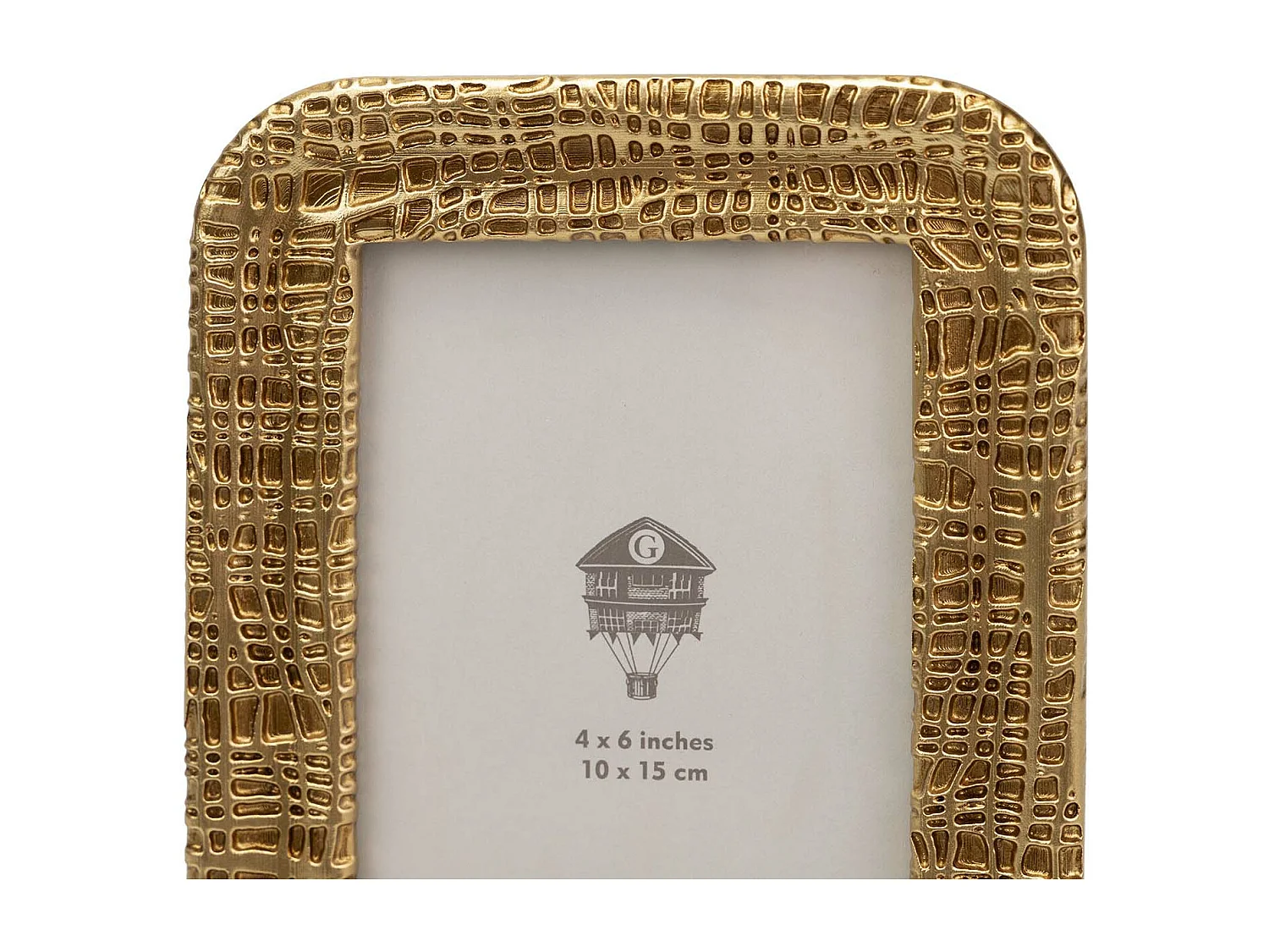 Portafotos Resina Dorado 10x15 Cm