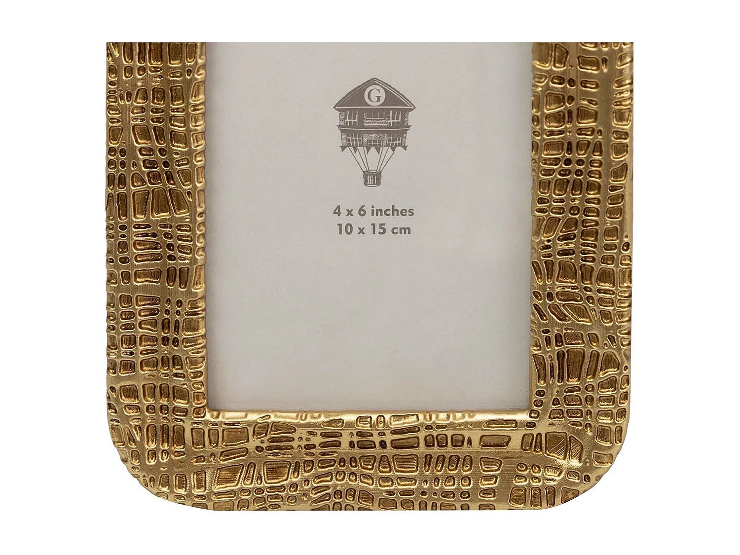 Portafotos Resina Dorado 10x15 Cm