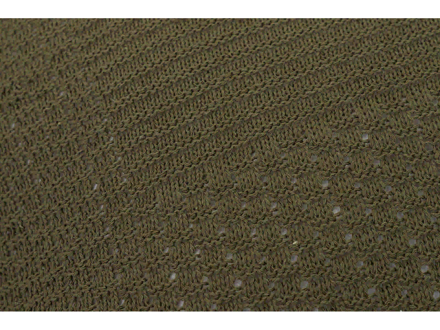 Cojin Hilo Borlones Verde Oliva 50x15x50 Cm