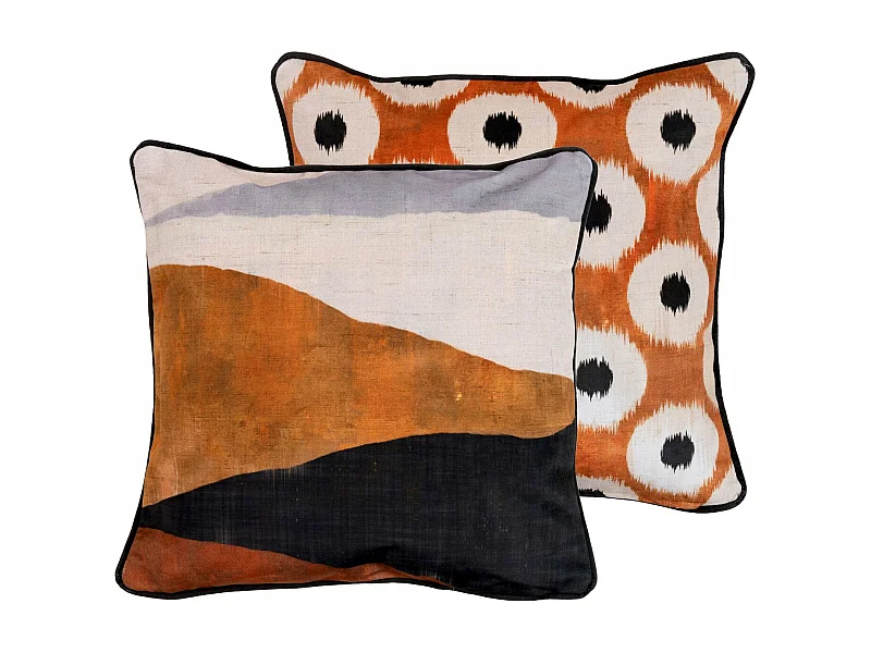 Cojin Velvet Desierto Circulos 45x13x45 Cm