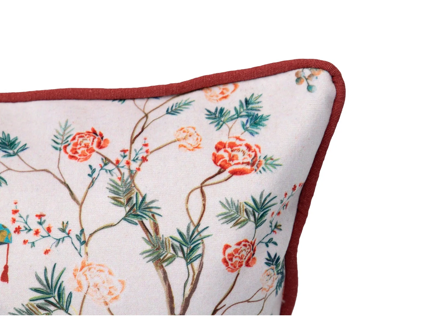 Cojin Monos Hojas Tropical 45x13x30 Cm