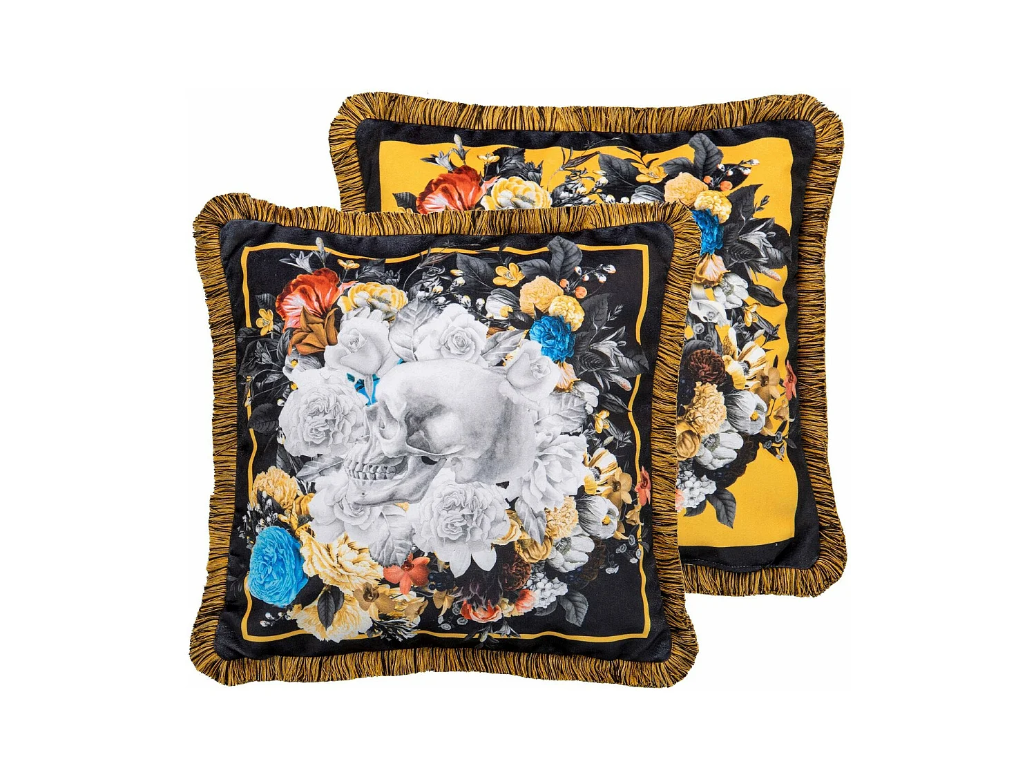 Cojin Classic Flores Velvet 45x13x45 Cm
