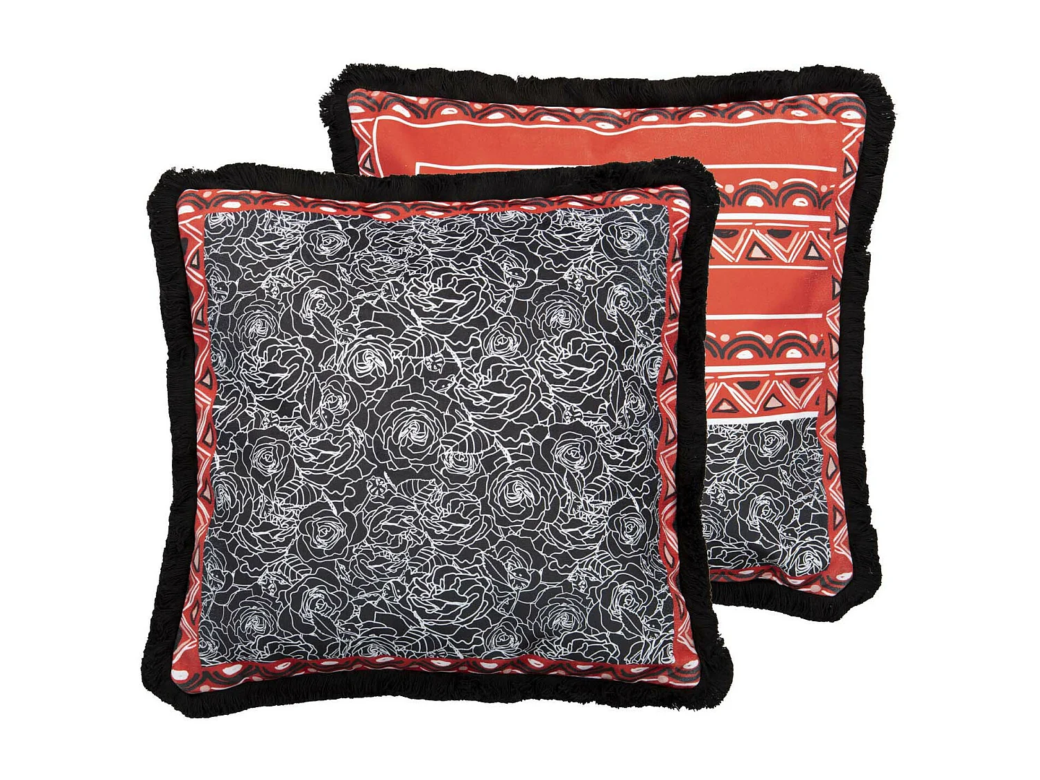 Cojin Classic Geometria Velvet 45x13x45 Cm