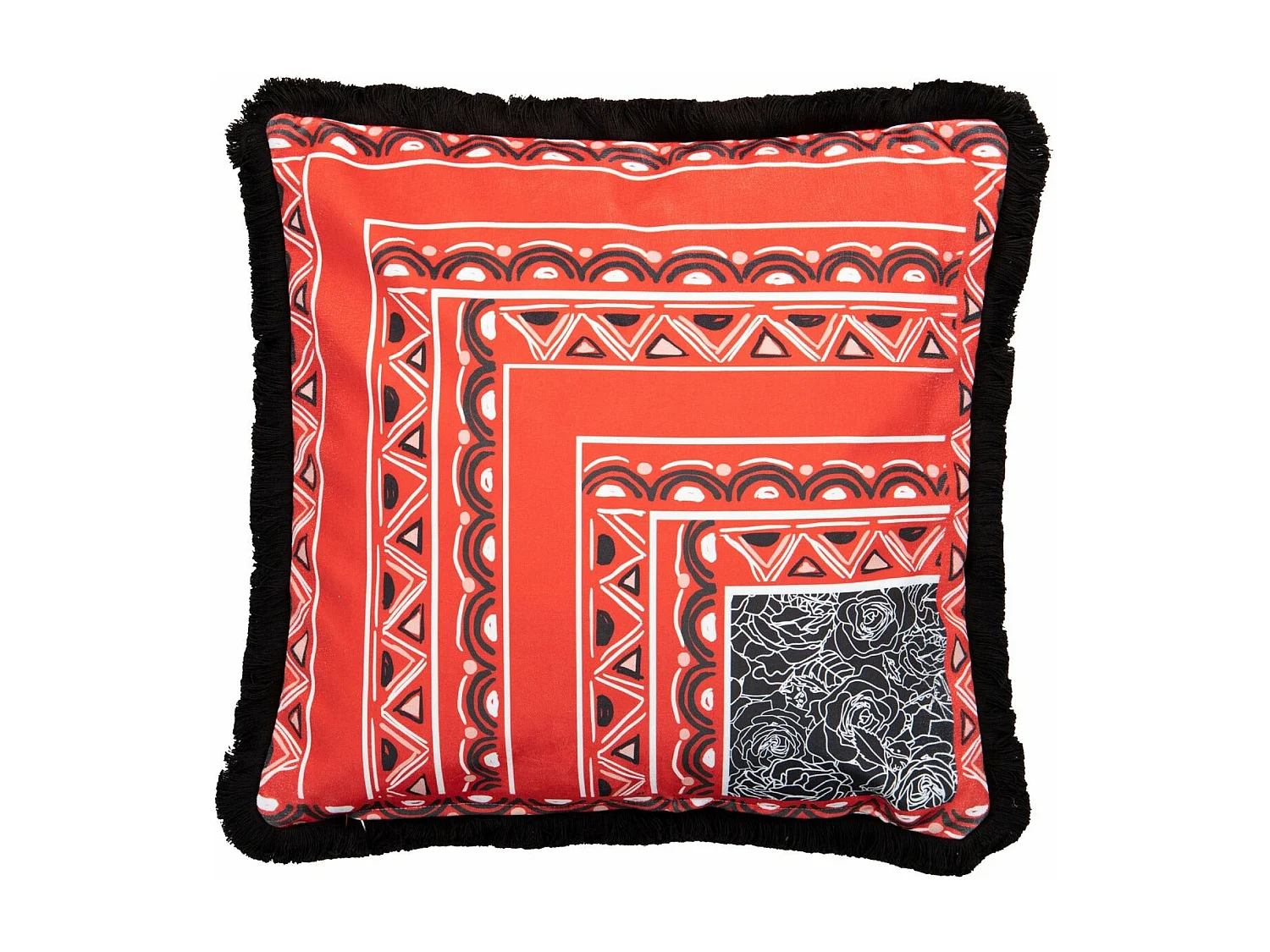 Cojin Classic Geometria Velvet 45x13x45 Cm