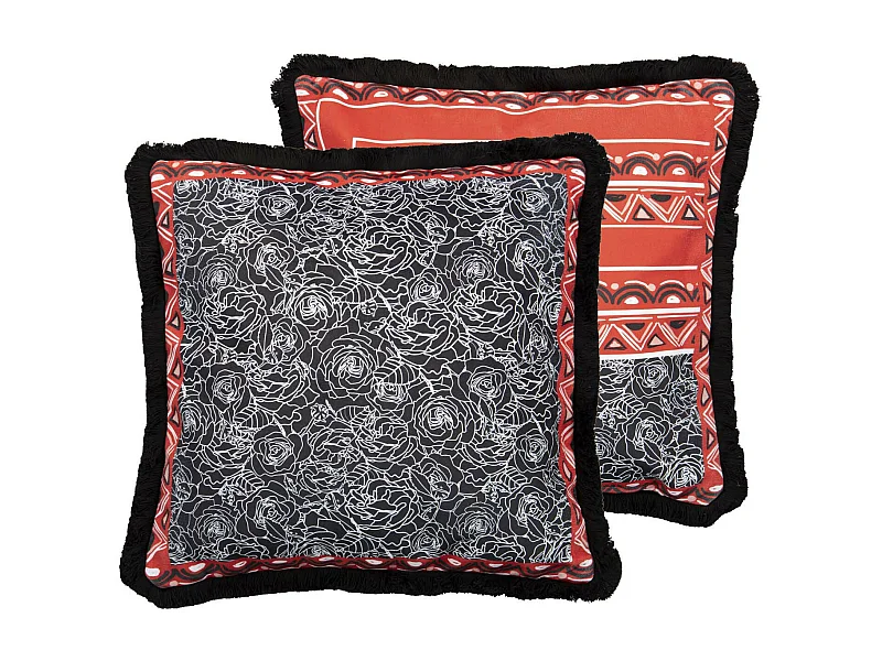 Cojin Classic Geometria Velvet 45x13x45 Cm