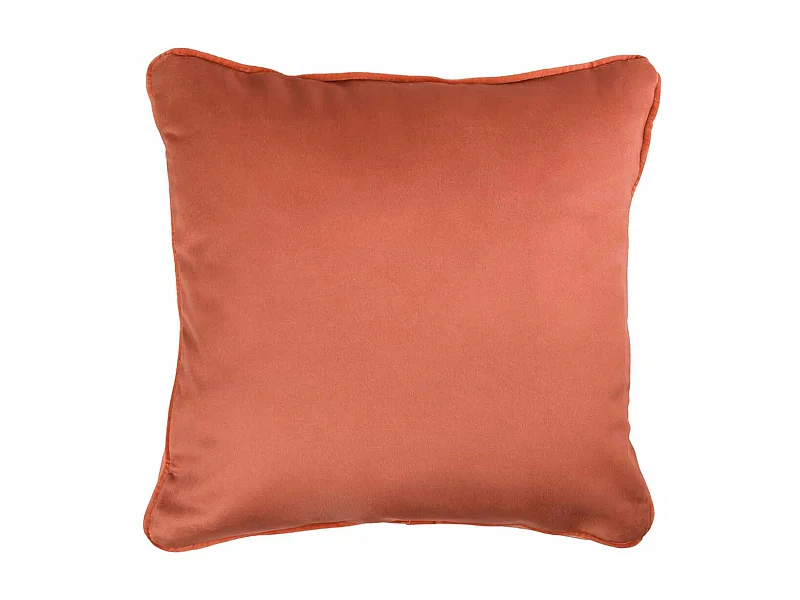 Cojin Velvet Naranja 45x45 Cm