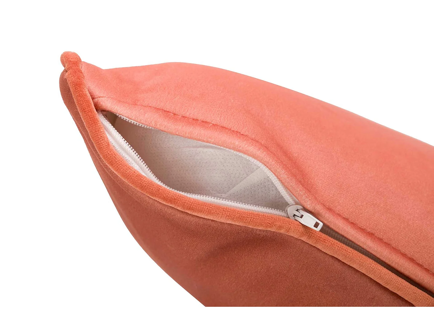 Cojin Velvet Naranja 45x45 Cm