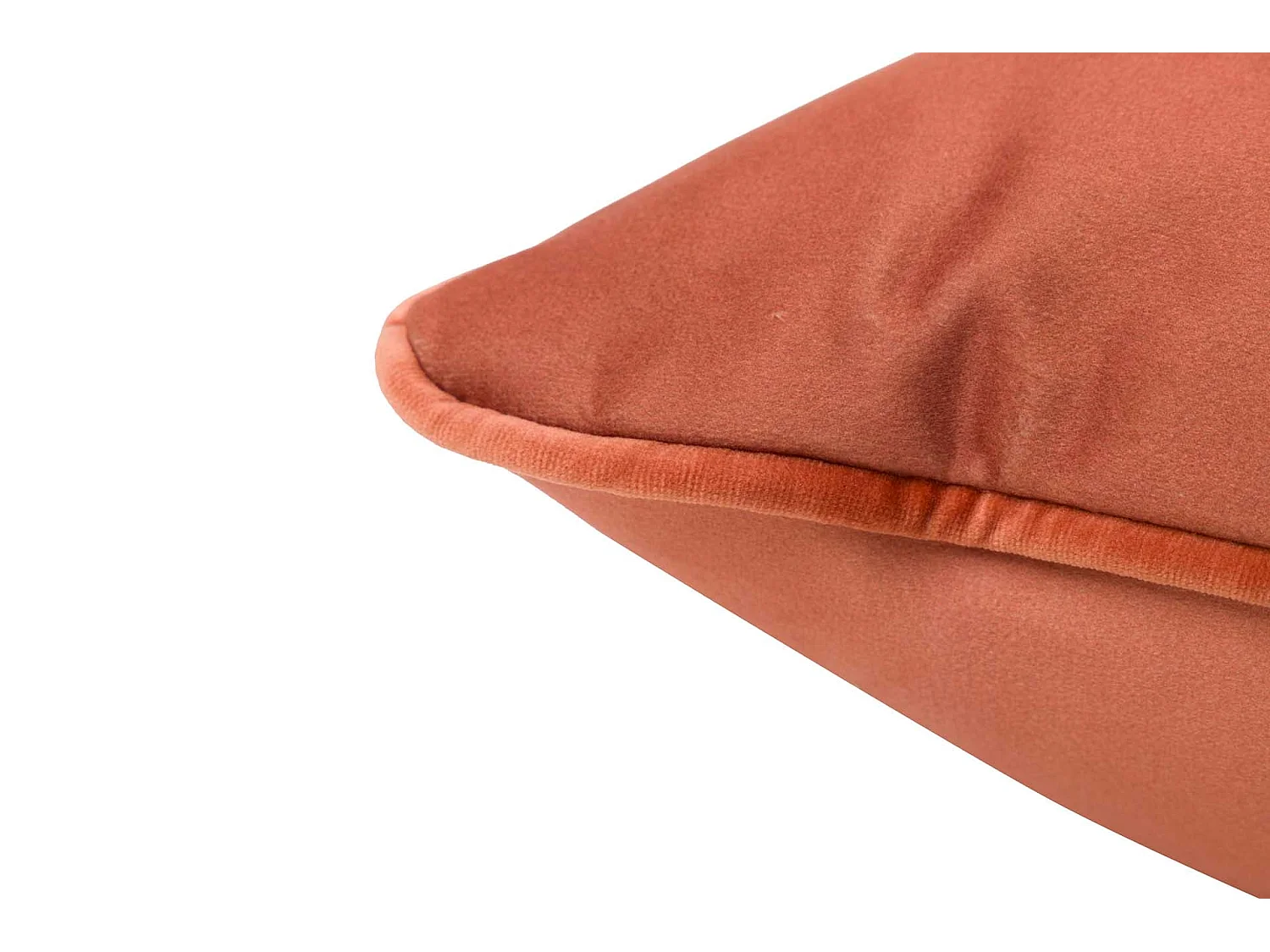 Cojin Velvet Naranja 45x45 Cm