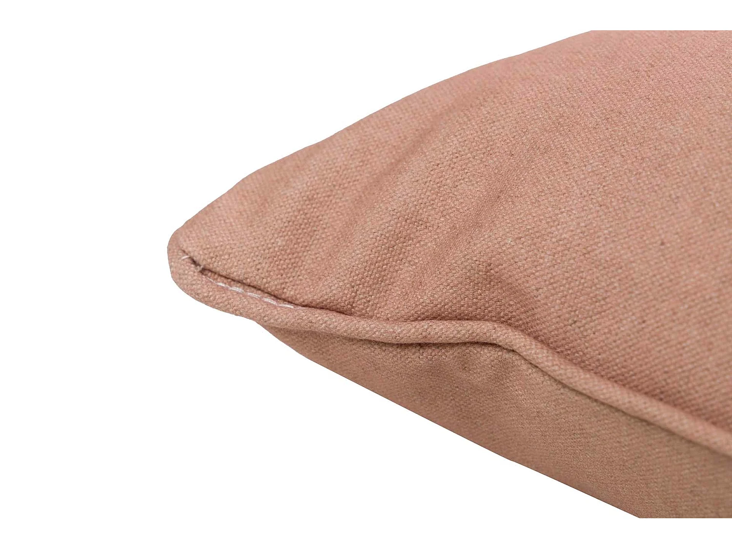 Cojin Lino Rosa 45x30 Cm