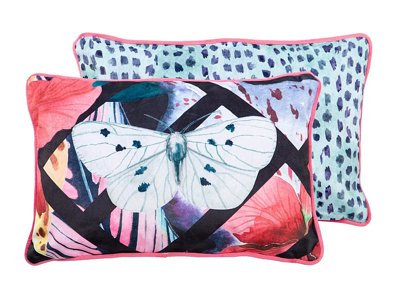 Cojin Butterfly Costa Velvet 45x13x30 Cm