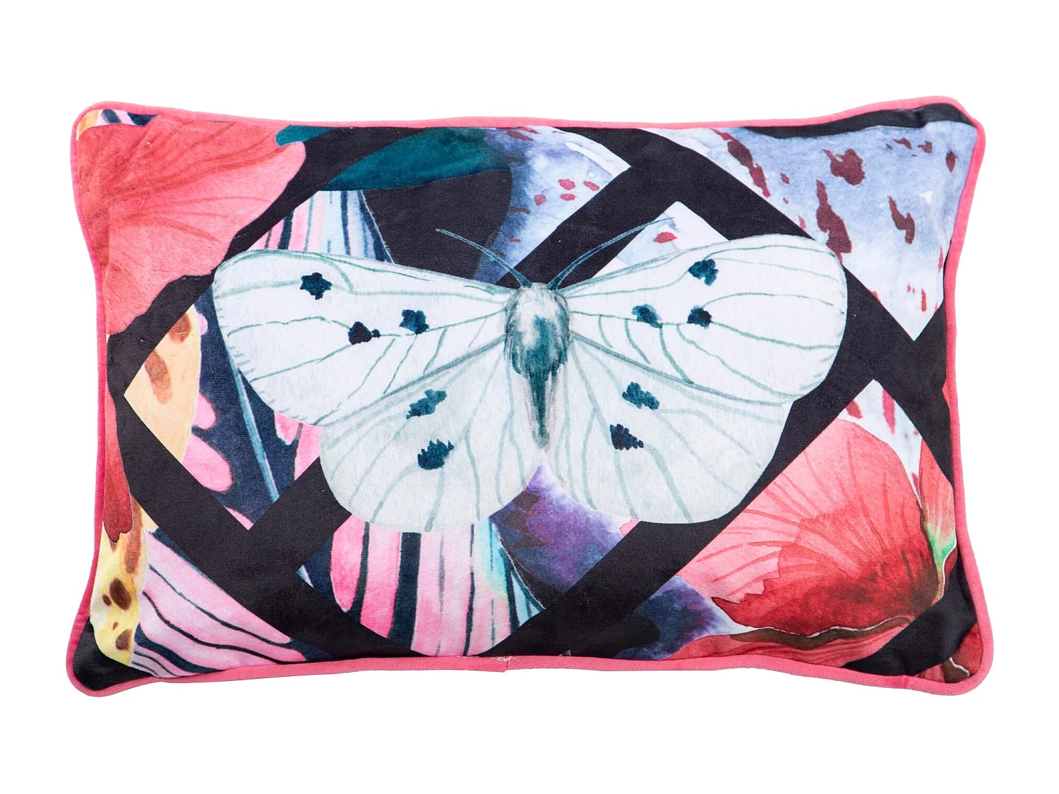 Cojin Butterfly Costa Velvet 45x13x30 Cm