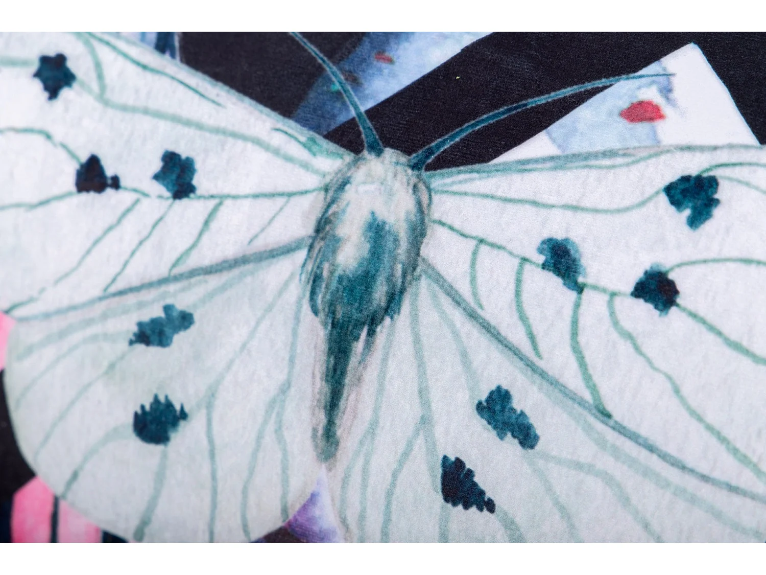 Cojin Butterfly Costa Velvet 45x13x30 Cm