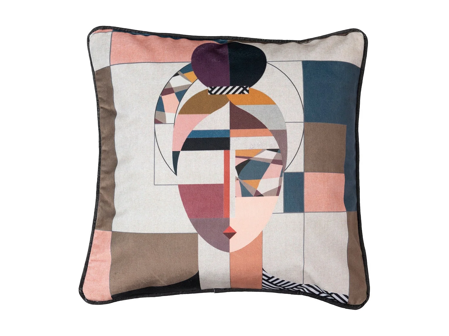 Cojin Velvet Cara Geometrico 45x13x45 Cm