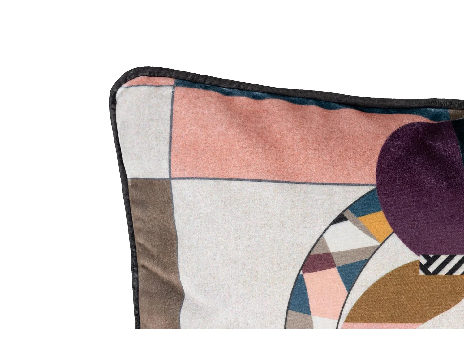 Cojin Velvet Cara Geometrico 45x13x45 Cm