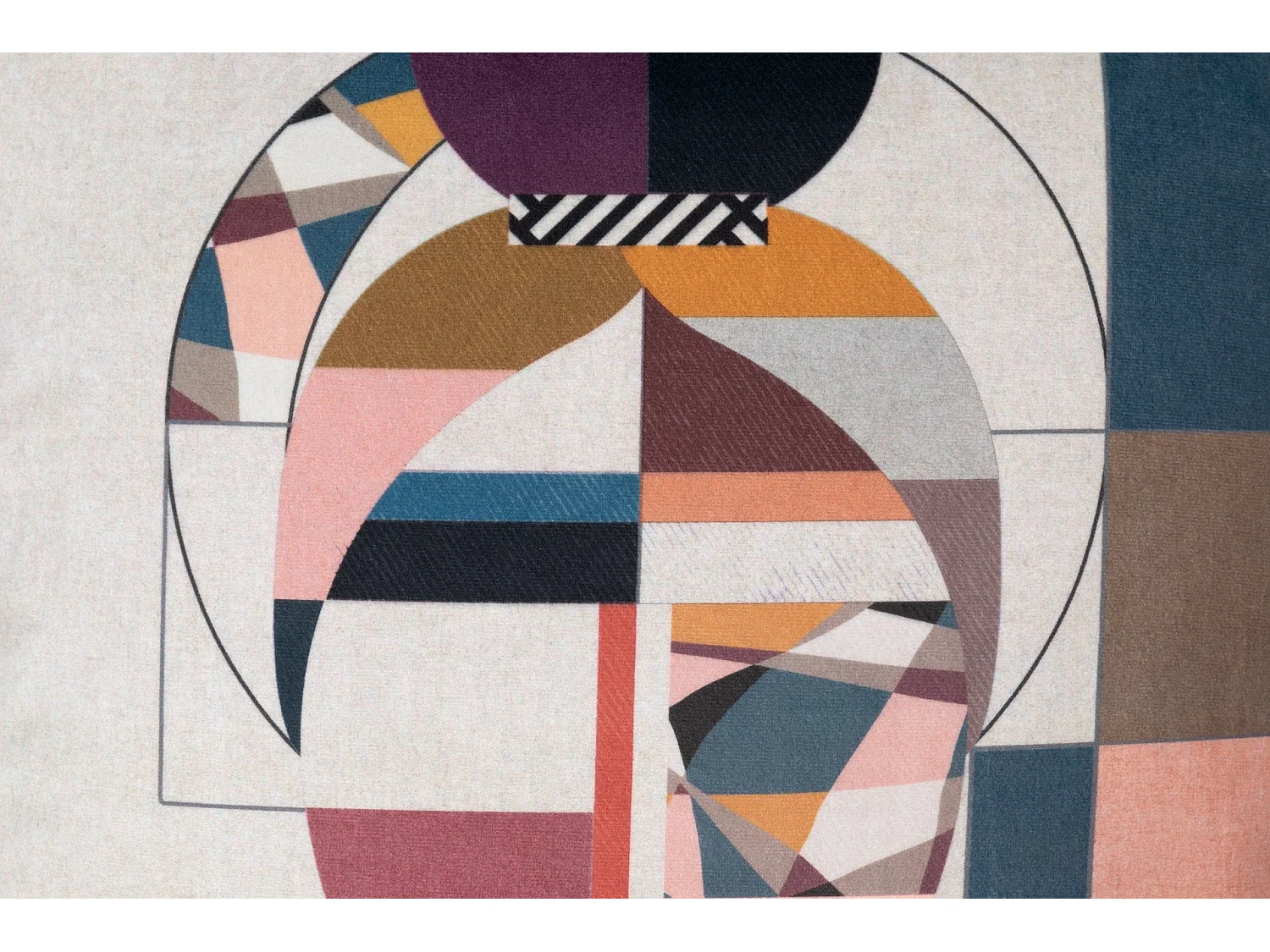 Cojin Velvet Cara Geometrico 45x13x45 Cm