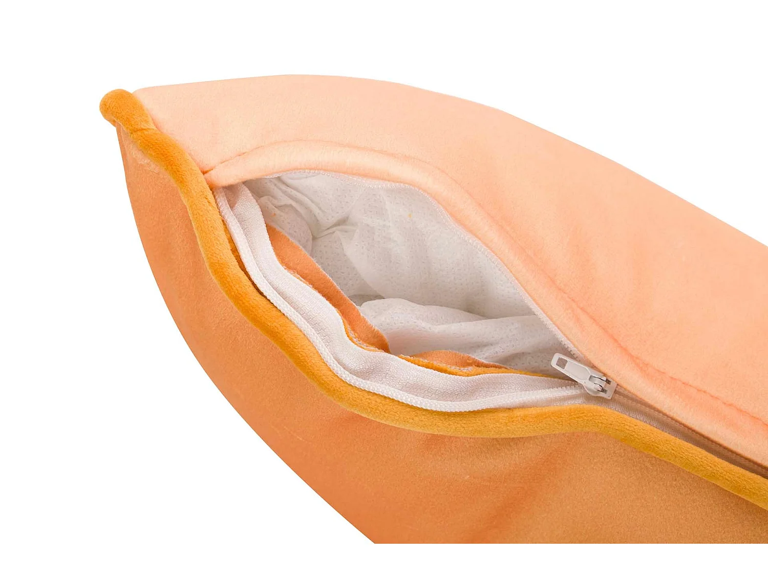 Cojin Velvet Naranja 45x30 Cm