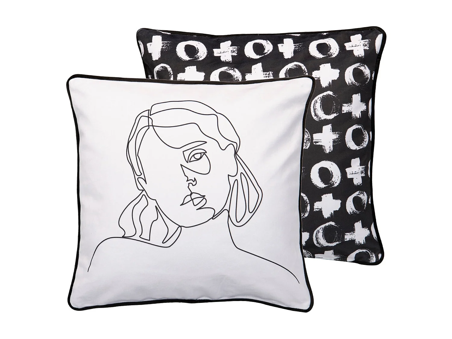 Cojin Velvet Mujer Gemetrico 45x13x45 Cm