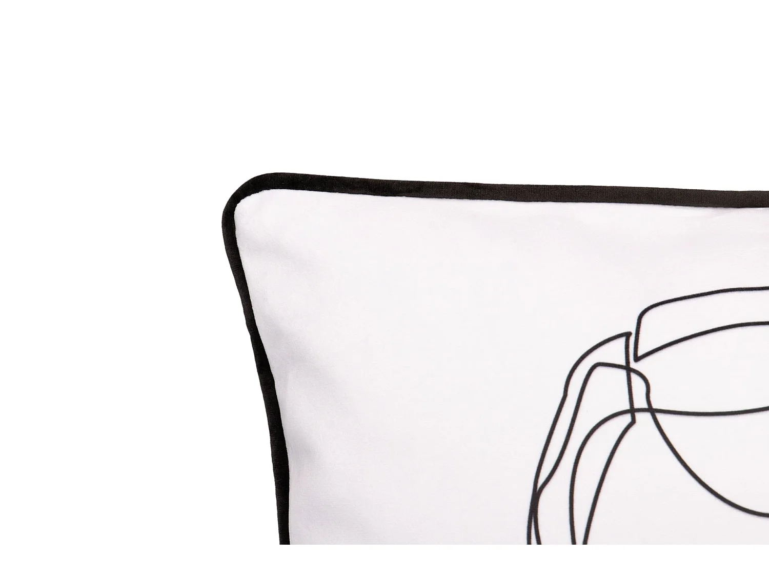 Cojin Velvet Mujer Gemetrico 45x13x45 Cm