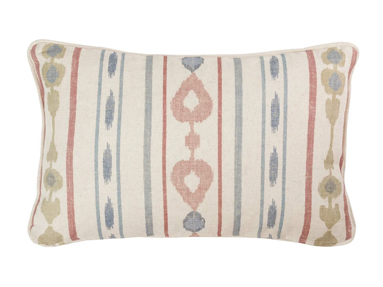 Cojin Lino Etnico 45x30 Cm