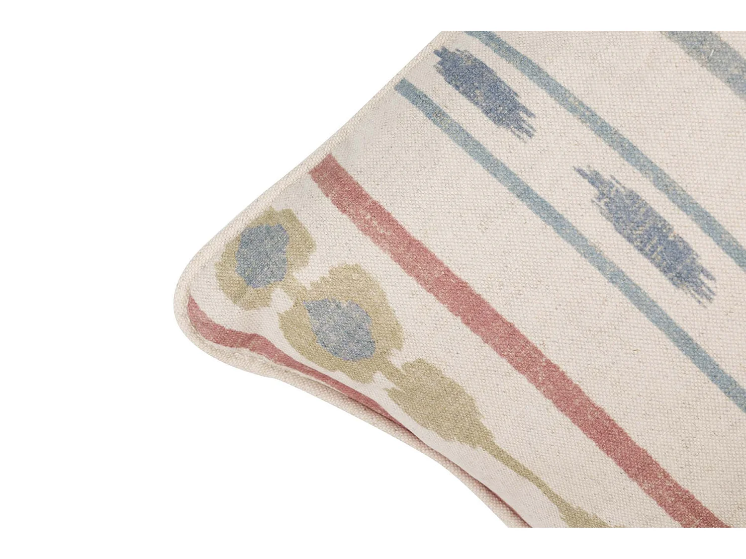 Cojin Lino Etnico 45x30 Cm