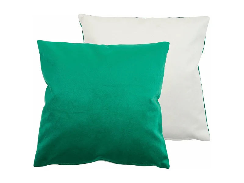 Cojin Velvet Verde Beige 45x13x45 Cm