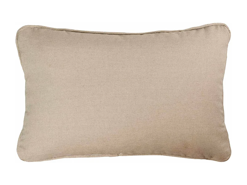 Cojin Lino Gris 45x30 Cm