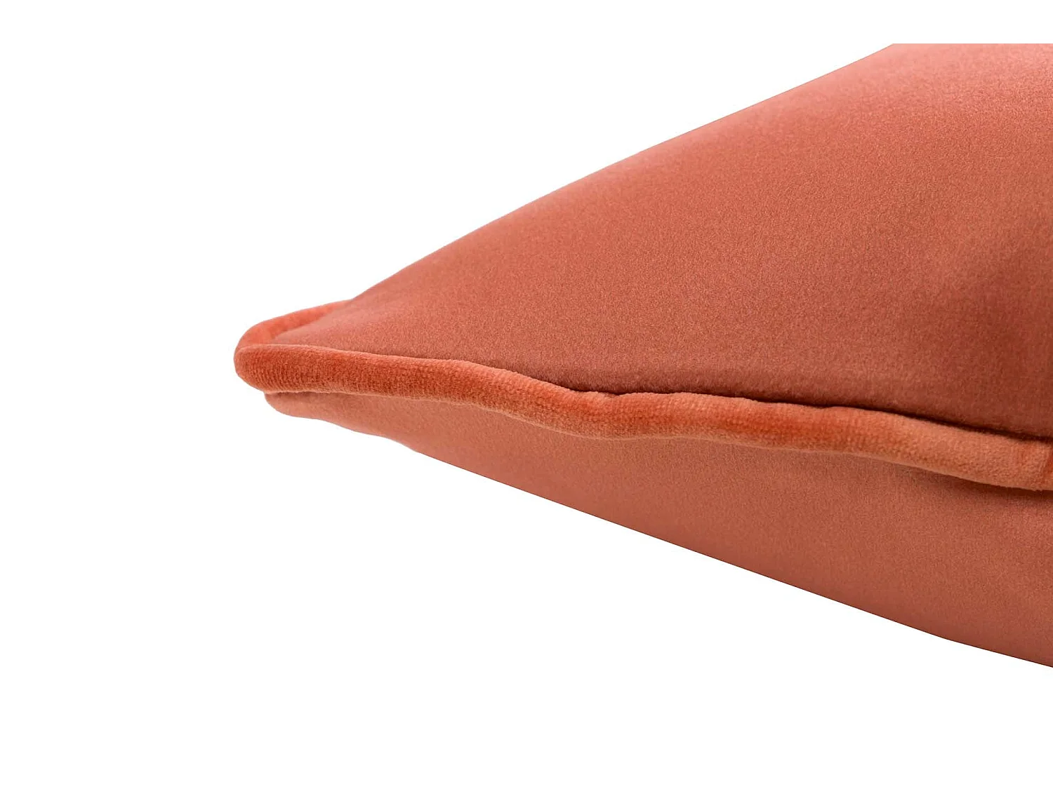 Cojin Velvet Naranja 45x30 Cm