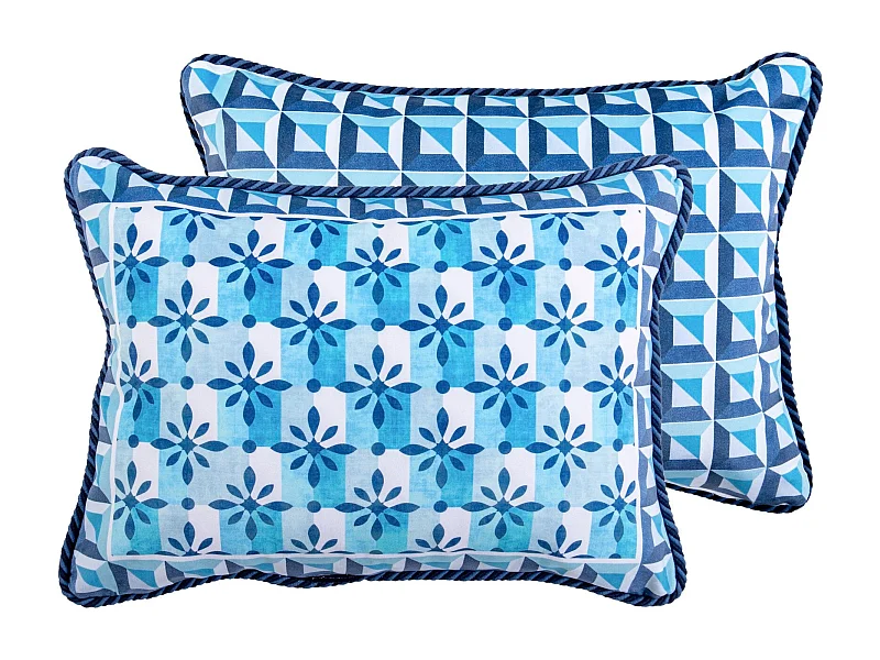 Cojin Geometrico Velvet 60x13x45 Cm