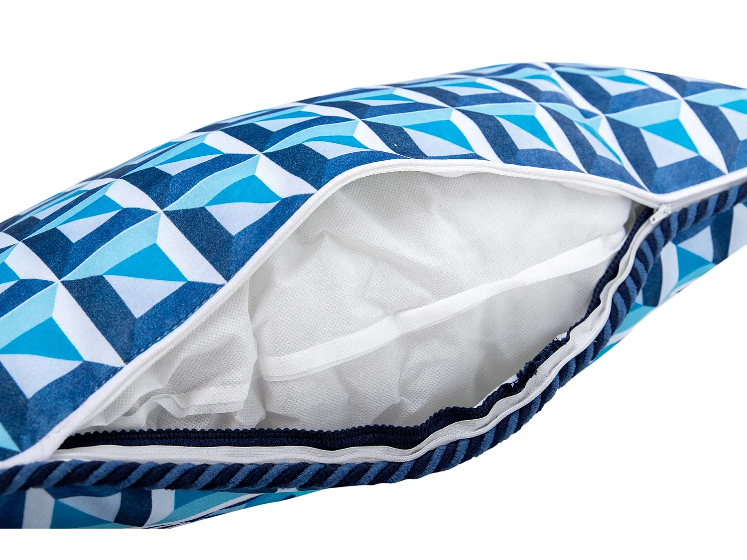 Cojin Geometrico Velvet 60x13x45 Cm