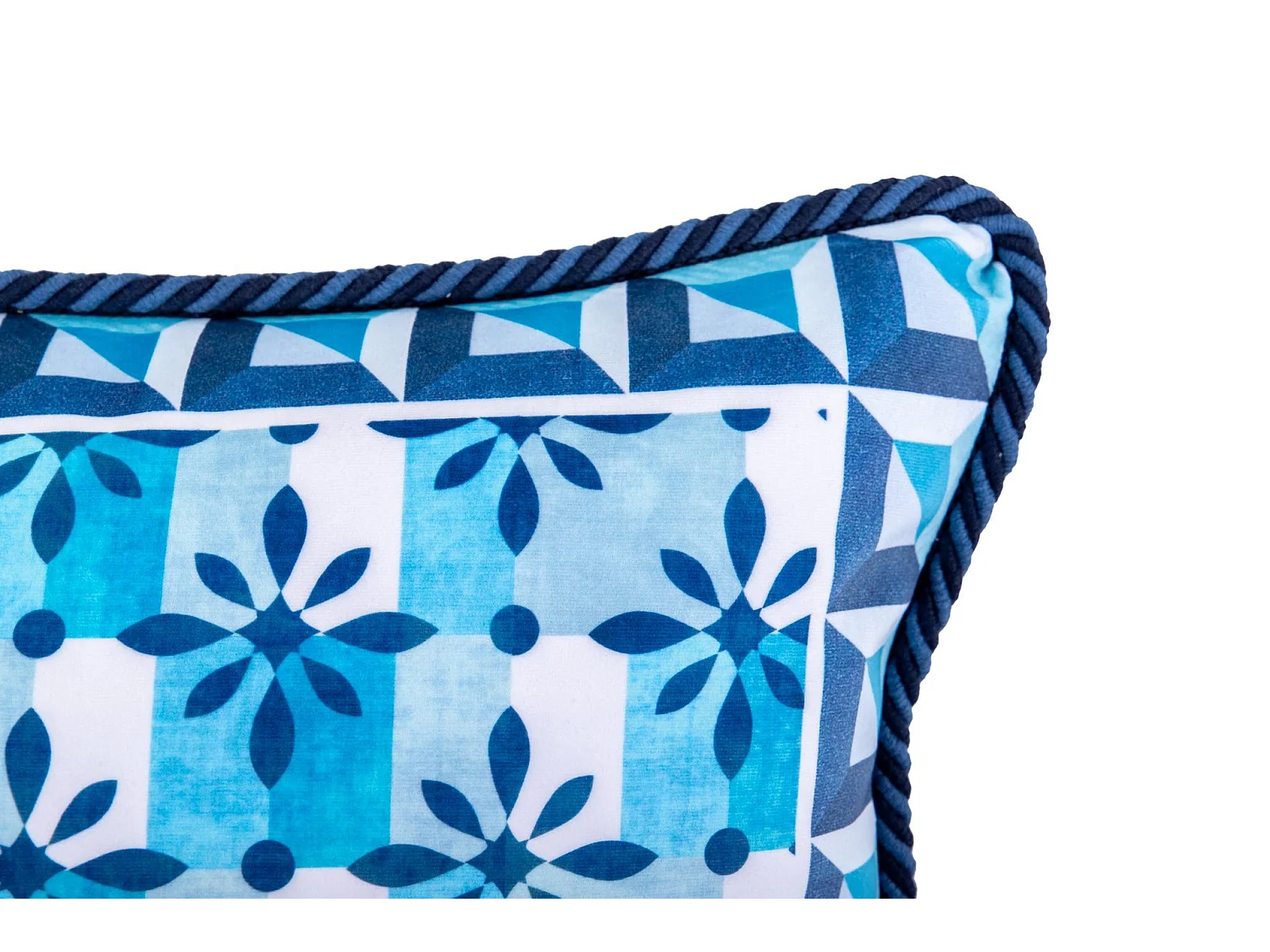 Cojin Geometrico Velvet 60x13x45 Cm