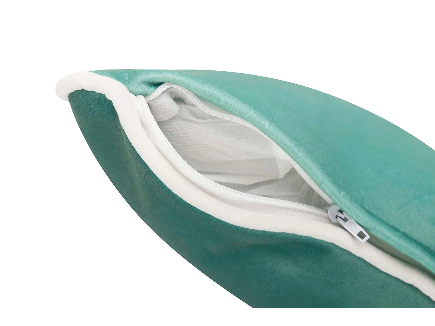 Cojin Velvet Verde 45x30 Cm