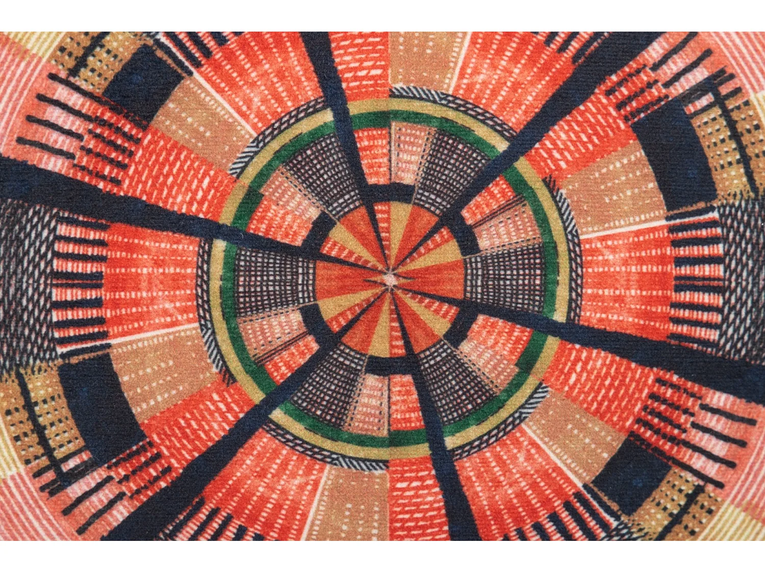 Cojin Classic Edificios Velvet 45x13x45 Cm