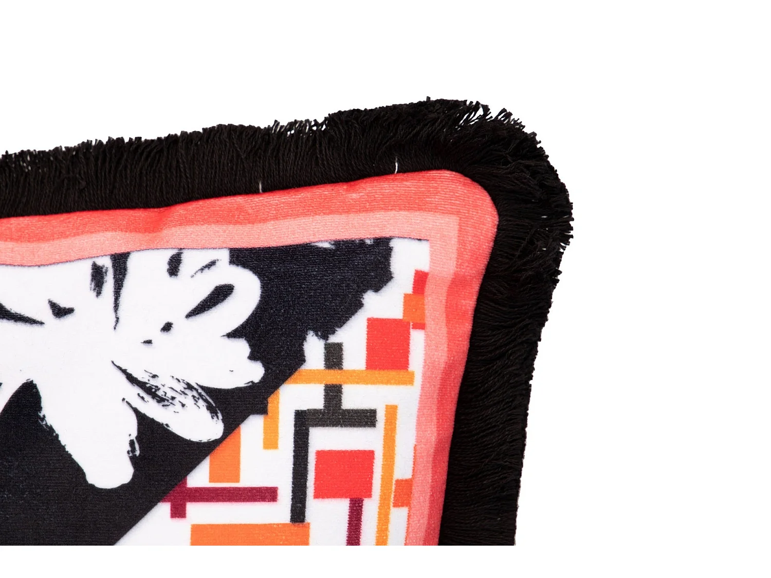 Cojin Classic Geometria Flores Velvet 60x13x45cm