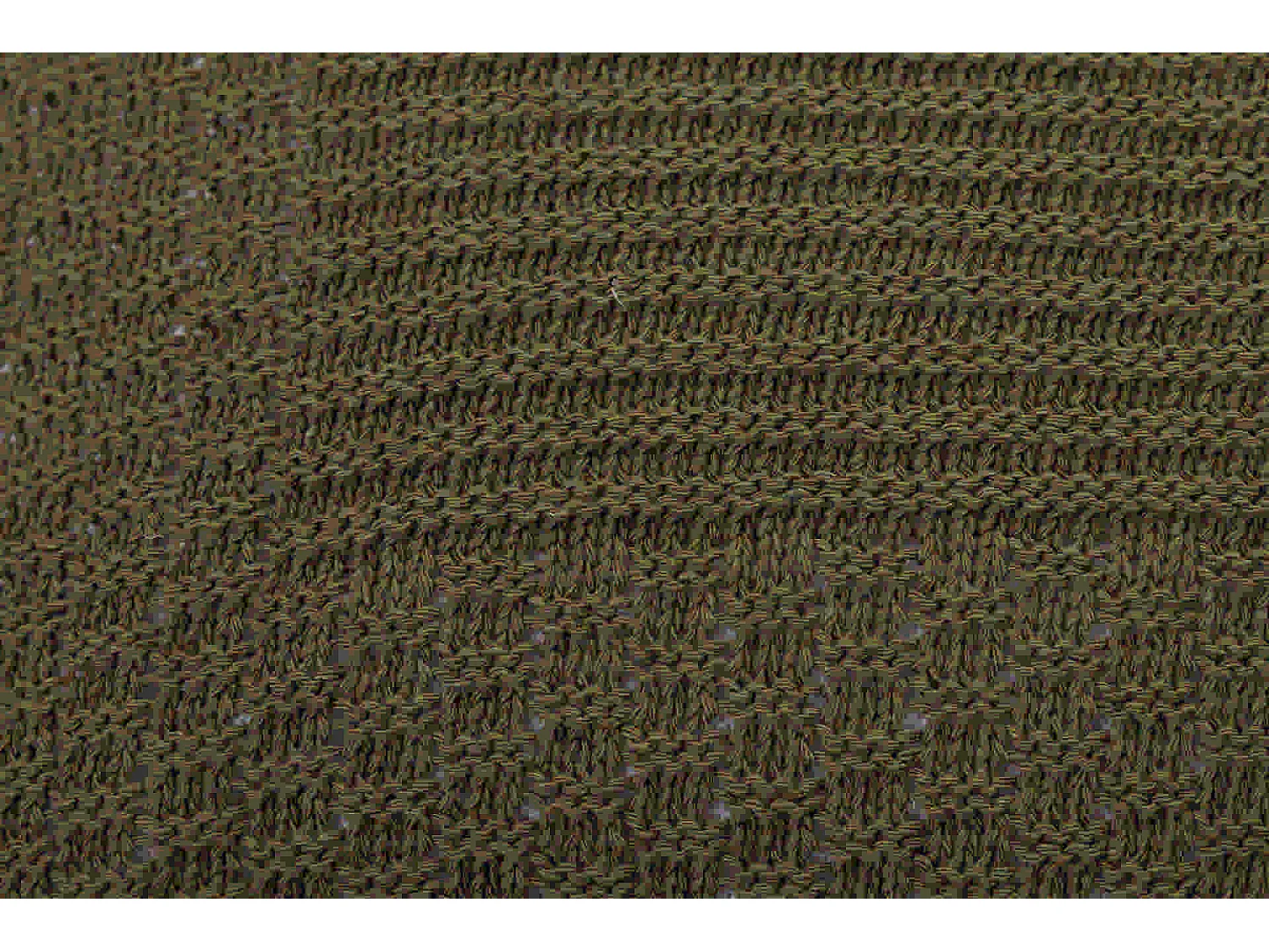 Cojin Hilo Borlones Verde Oliva 60x15x40 Cm