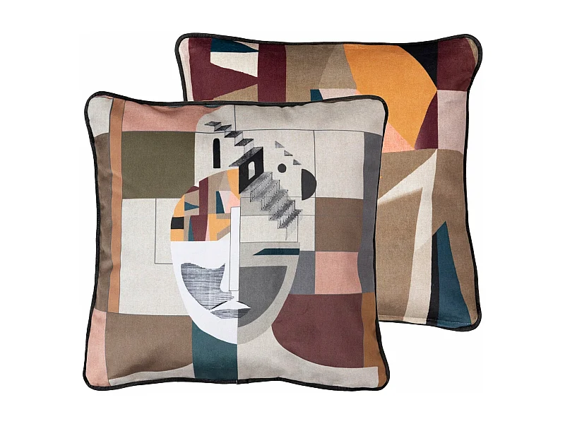 Cojin Velvet Cara Geometrico 45x13x45 Cm