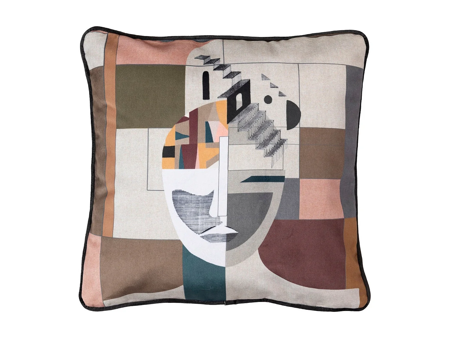 Cojin Velvet Cara Geometrico 45x13x45 Cm