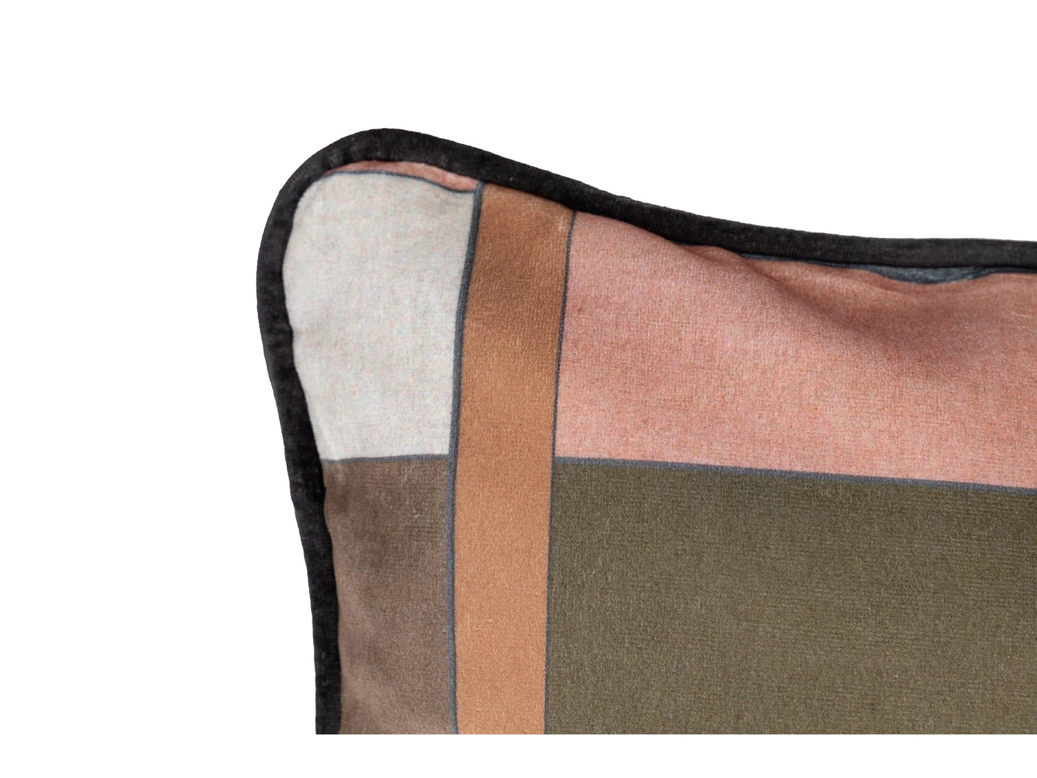 Cojin Velvet Cara Geometrico 45x13x45 Cm