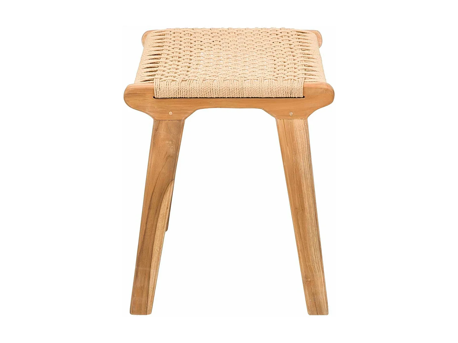 Banco Madera Teka Natural 50x36x44 Cm