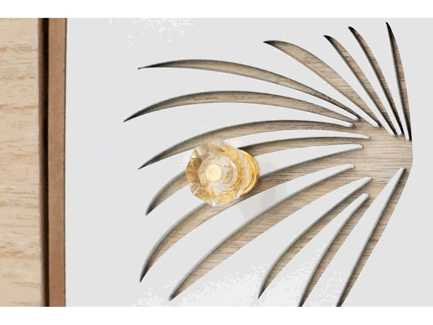 Joyero 3 Cajones Madera Talla 40x12x14 Cm