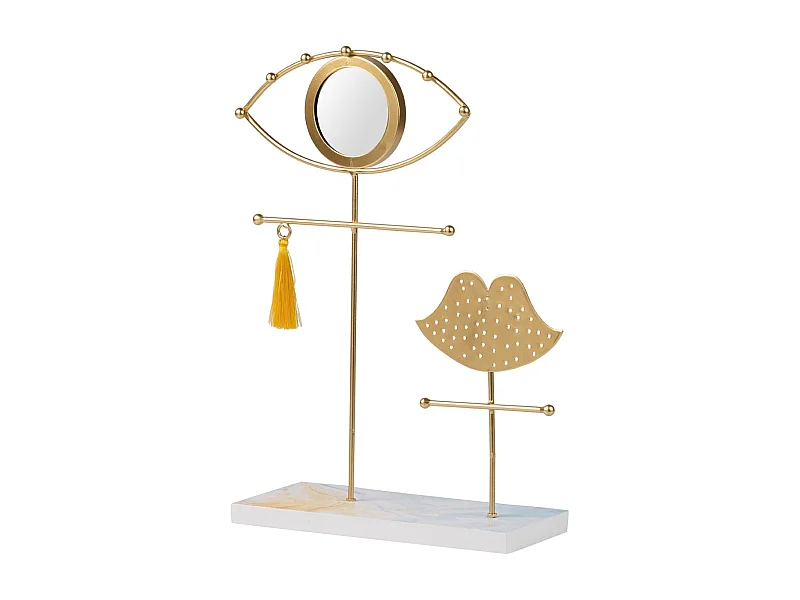 Soporte Joyero Labio Ojo Metal 28x10x31 Cm