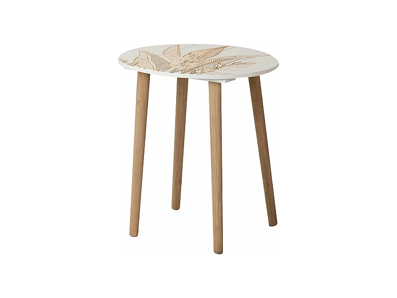 Mesa Auxiliar Madera Talla 45x45x50 Cm