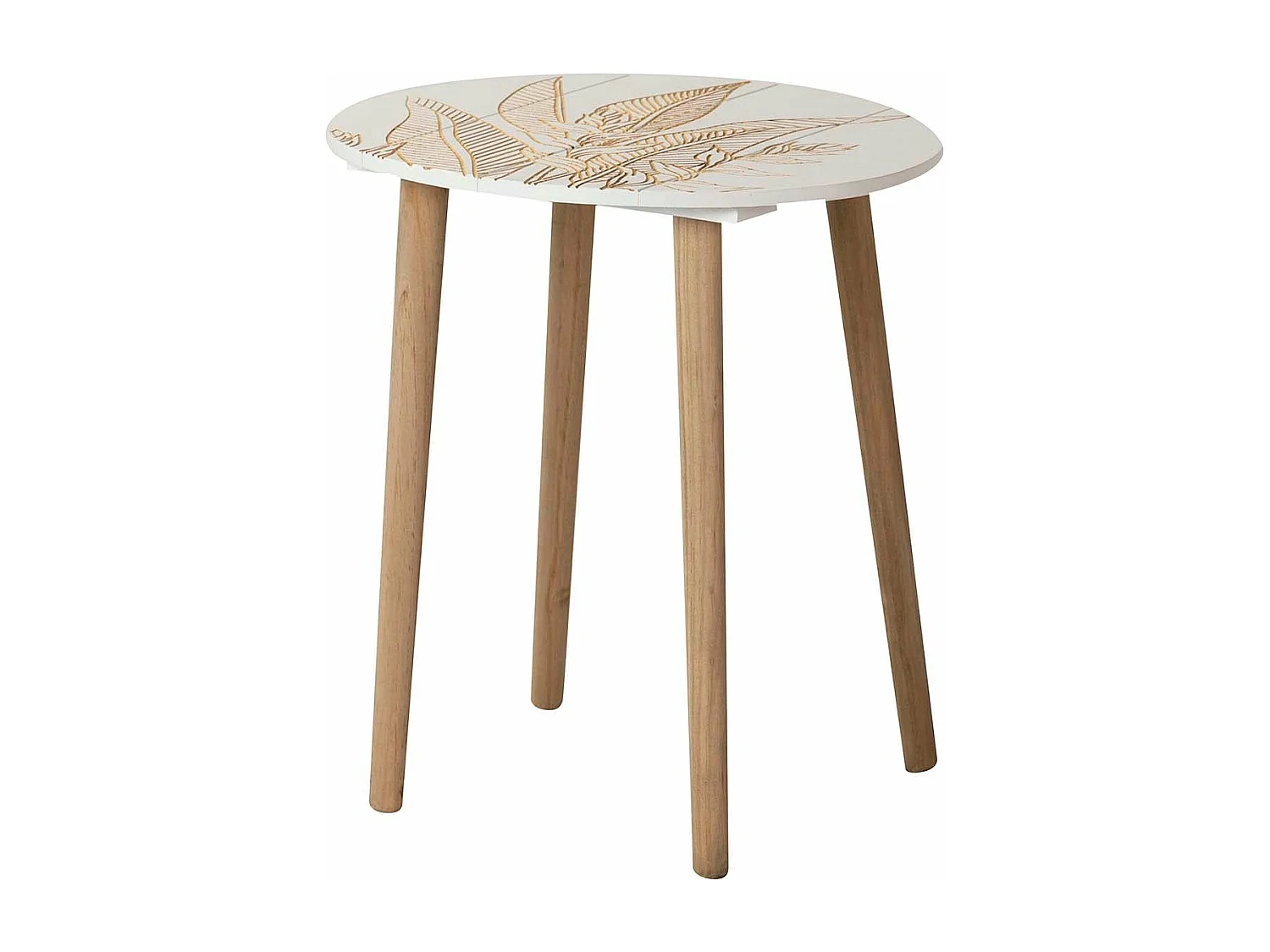 Mesa Auxiliar Madera Talla 45x45x50 Cm